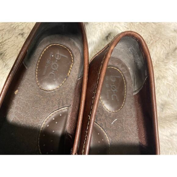 Born Concepts closed brown leather comfort clog size 7M - Picture 2 of 6